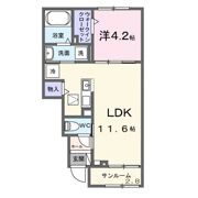 城南さくらの間取り画像