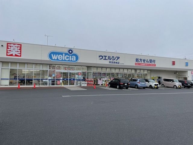 近くのウエルシア阿見岡崎店まで850m(徒歩11分)