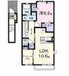 久留米4丁目アパート（南）の間取り画像