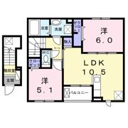 クレスト コートの間取り画像