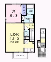 アルドーレⅠの間取り画像