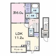 brisa despacioⅢの間取り画像