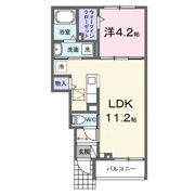 ヒカルサ焼津塩津ウエストの間取り画像