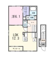 浄雲五番館の間取り画像