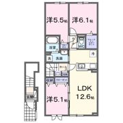 ルタンさくら新琴似の間取り画像