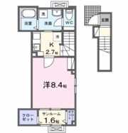 ライズひまわりの間取り画像