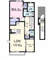 木ノ本アパートBの間取り画像