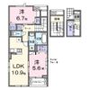 ラヴィアンローズの間取り画像