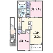 ロッソ・コルサ Ⅰの間取り画像