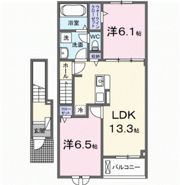 ロッソ・コルサ Ⅱの間取り画像