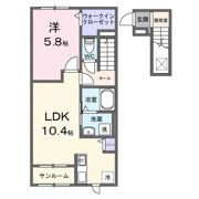 ヒカルサ羽生 サウスの間取り画像