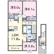ニコリヴⅠの間取り画像