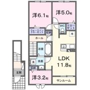 ニコリヴⅠの間取り画像