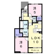 ニコリヴⅡの間取り画像