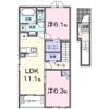 Izumi2（イズミ2）の間取り画像