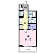 ハイドレンジア くずはの間取り画像