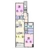 白岡アパートの間取り画像