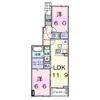 白岡アパートの間取り画像