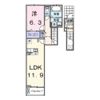 白岡アパートの間取り画像