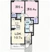 フォレストヒルズBの間取り画像