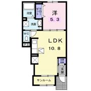 ル ソレイユの間取り画像