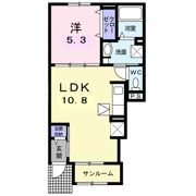 ル ソレイユの間取り画像