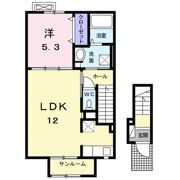 ル ソレイユの間取り画像