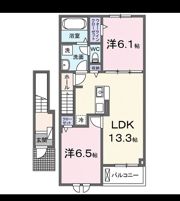 ラフィネⅢの間取り画像