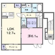 サンホワイト駅西の間取り画像