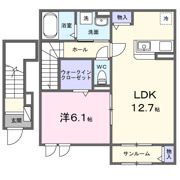 サンホワイト駅西の間取り画像