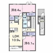 サニーハイツ タカの間取り画像