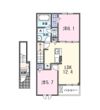 （仮）石田内里町アパートの間取り画像