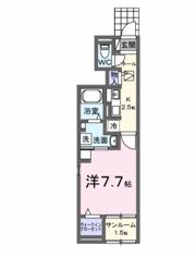 西条町御薗宇アパート Bの間取り画像
