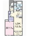 ラフィネ Ⅴの間取り画像