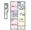 ラフィネ Ⅴの間取り画像