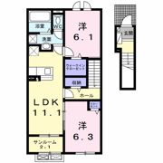 メゾンボヌールの間取り画像