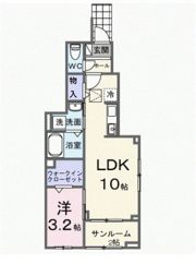城町1丁目アパート（028434901）の間取り画像