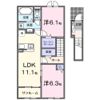 メゾン ド ソアレⅠの間取り画像
