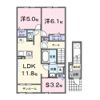 ニューライズハッピーの間取り画像