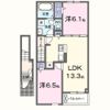 パウロニア 緑岡の間取り画像