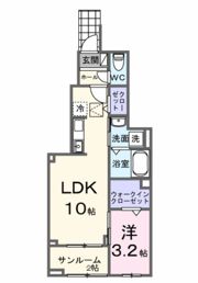 ララ シャングリラの間取り画像