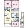 プラッツ・ルーエの間取り画像