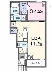 プラシードの間取り画像