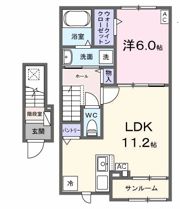 仮）アルドールの間取り画像