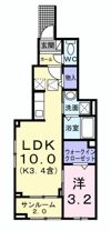 ソレイユ緑ヶ丘の間取り画像
