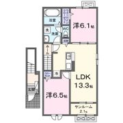 十和田毛馬内アパート Aの間取り画像