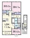 十和田毛馬内アパート Bの間取り画像