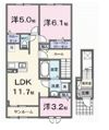 十和田毛馬内アパート Bの間取り画像