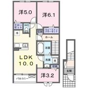 グランツKの間取り画像