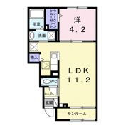 上横田町アパート（028446701）の間取り画像
